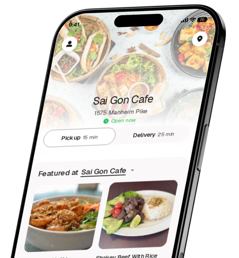 Sai Gon Cafe app preview